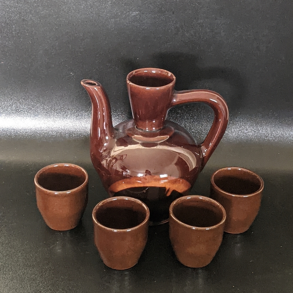 Ceramic 5 Piece Tea Set